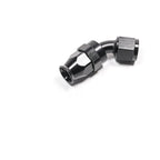 Radium Engineering -8AN 45 Degree PTFE Hose End - Black Radium Engineering Fittings