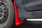 Rally Armor 13-19 Ford Fiesta ST Black UR Mud Flap w/Silver Logo