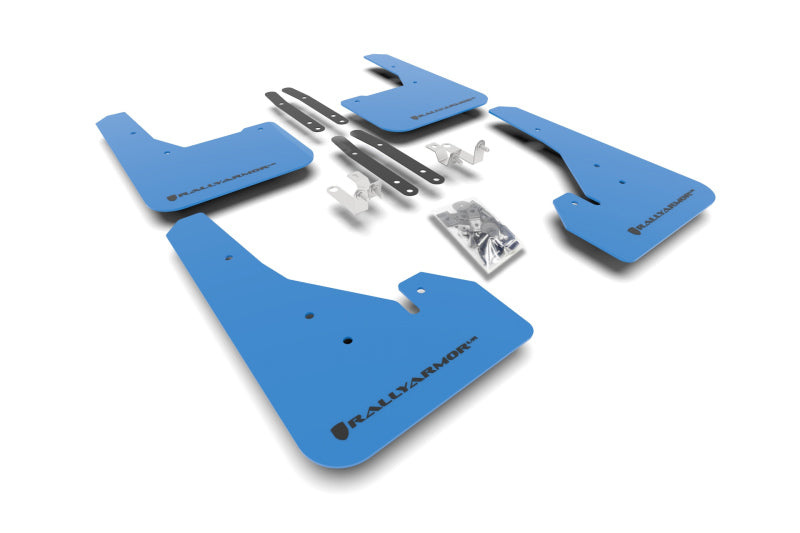 Rally Armor 18-26 Toyota Corolla Hatchback Blue UR Mud Flap Black Logo