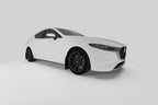 Rally Armor 19-26 Mazda3 Hatchback Black UR Mud Flap w/White Logo