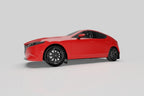 Rally Armor 19-26 Mazda3 Hatchback Black UR Mud Flap w/White Logo