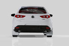 Rally Armor 19-26 Mazda3 Hatchback Black UR Mud Flap w/White Logo