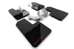 Rally Armor 21-25 Ford Bronco (Plstc Bmpr + RR - NO Rptr/Sprt) Blk Mud Flap w/Red Logo