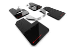 Rally Armor 21-25 Ford Bronco (Steel Bmpr + RB - NO Rptr/Sprt) Blk Mud Flap w/Red Logo
