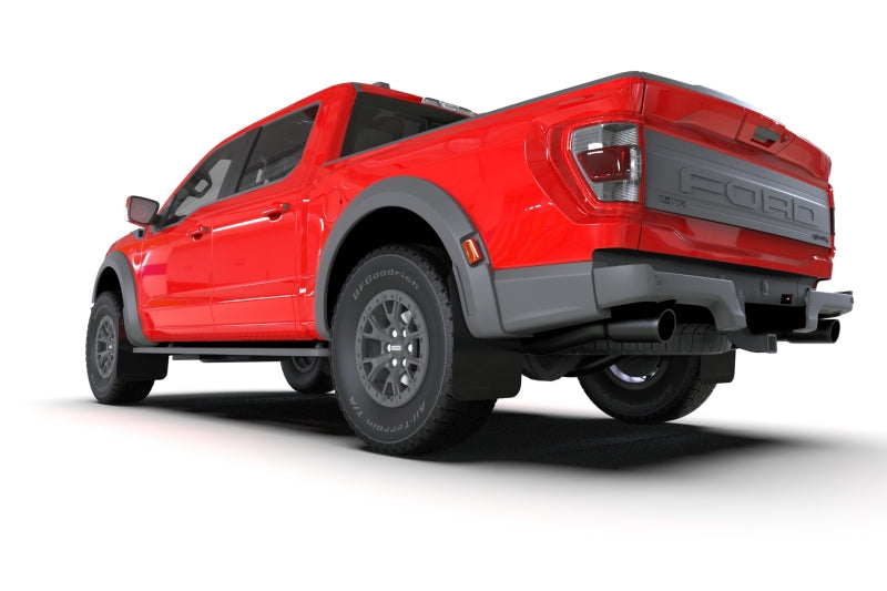 Rally Armor 21-25 Ford F-150 Raptor Gen 3 Black UR Mud Flap w/Red Logo
