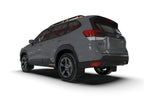 Rally Armor 22-24 Subaru Forester &amp; Wilderness Black UR Mud Flap w/Grey Logo