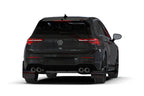 Rally Armor 22-25 VW MK8 Golf GTI/R Black UR Mud Flap w/Gray Logo
