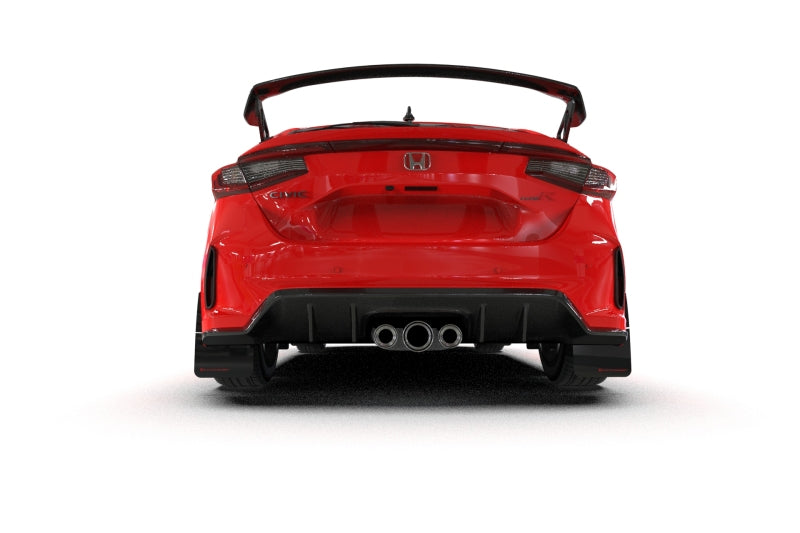 Rally Armor 23-26 Honda Civic Type R Black Mud Flap Grey Logo