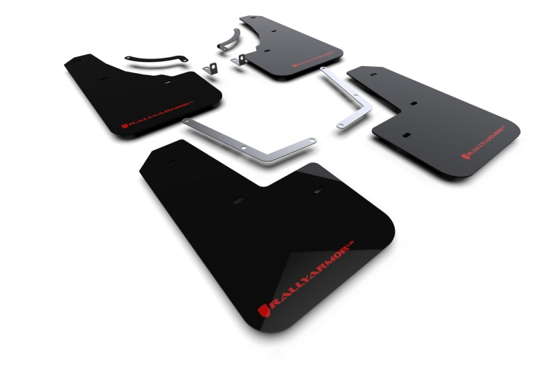 Rally Armor 23-26 Mazda CX-50 (Will Not Fit CX-5) Black UR Mud Flap W/Red Logo