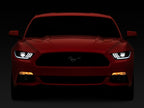 Raxiom 15-17 Ford Mustang GT350 GT500 LED Projector Headlights- Black Housing (Clear Lens)