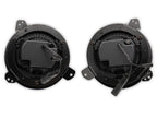 Raxiom 18-22 Jeep Wrangler JL/JT Axial 9-Inch LED Headlights w/RGB Halo- Black Housing (Clear Lens)