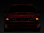 Raxiom 99-04 Mustang Axial Series OEM Style Replacement Headlights- Black Housing (Clear Lens)