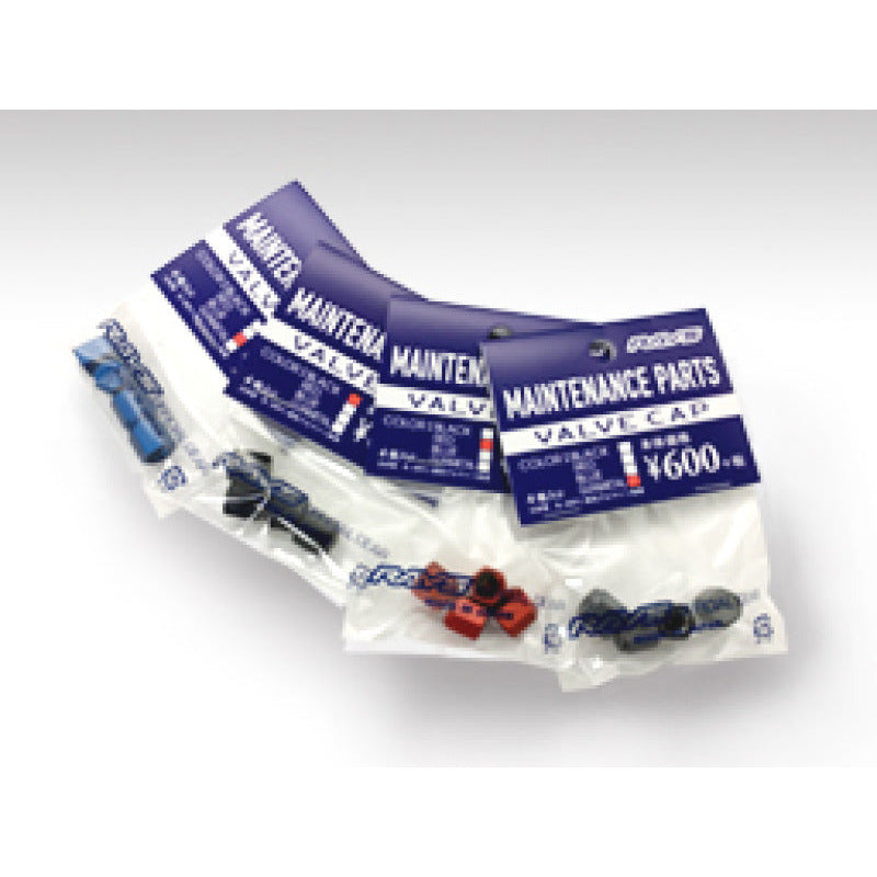 Rays Aluminum Air Valve Cap Set - Blue Rays Uncategorized