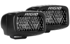 Rigid Industries SR-M Series PRO Midnight Edition - Spot - Diffused - Pair