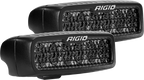Rigid Industries SR-Q Series PRO Midnight Edition - Spot - Diffused - Pair