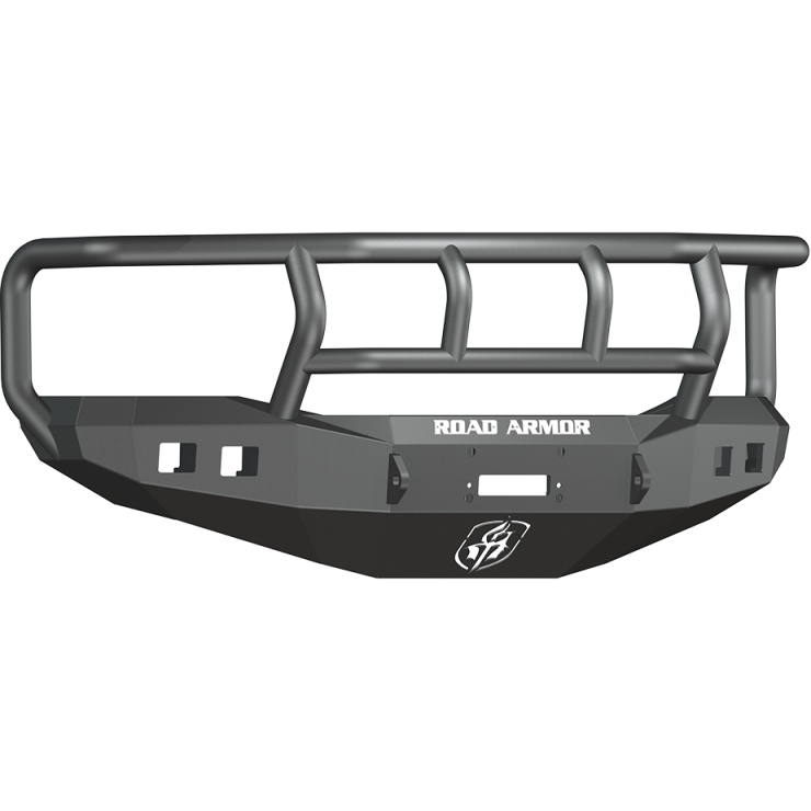Road Armor 06-09 Dodge 2500 Stealth Front Winch Bumper w/Titan II Guard - Tex Blk Road Armor Bumpers - Steel