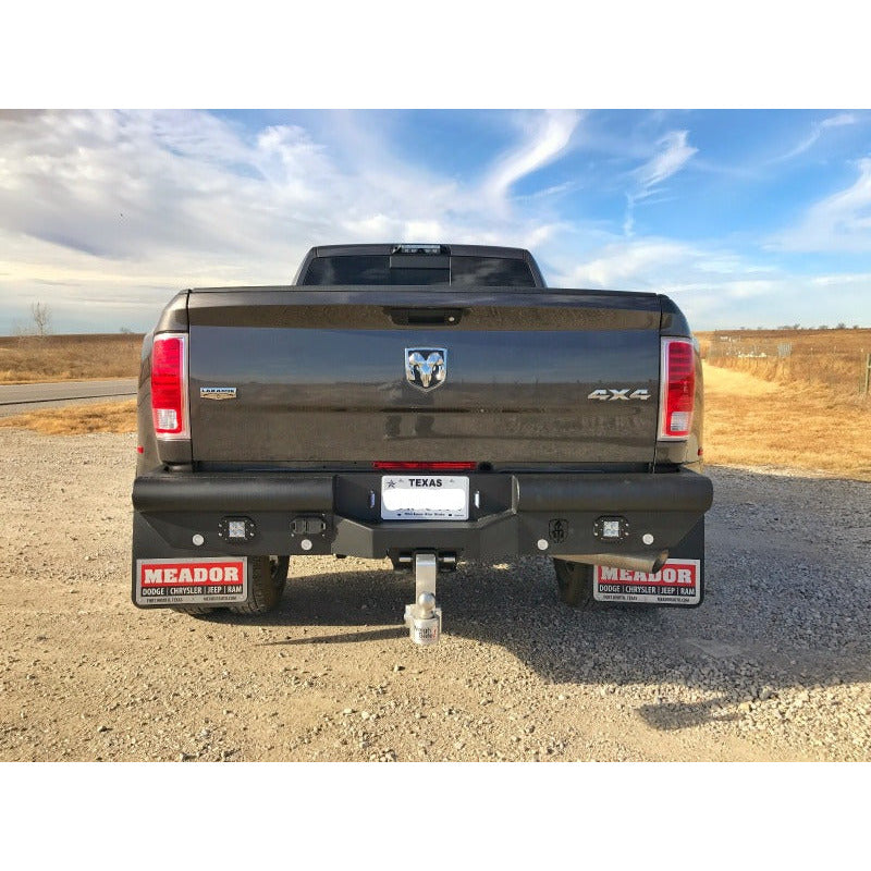 Road Armor 10-18 Dodge 2500 Vaquero Rear Non-Winch Bumper - Tex Blk Road Armor Bumpers - Steel