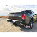 Road Armor 10-18 Dodge 2500 Vaquero Rear Non-Winch Bumper - Tex Blk Road Armor Bumpers - Steel