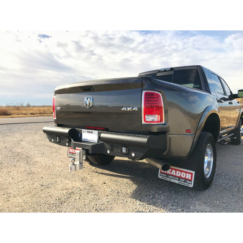 Road Armor 10-18 Dodge 2500 Vaquero Rear Non-Winch Bumper - Tex Blk Road Armor Bumpers - Steel