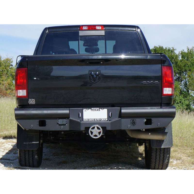 Road Armor 10-18 Dodge 2500 Vaquero Rear Non-Winch Bumper - Tex Blk Road Armor Bumpers - Steel