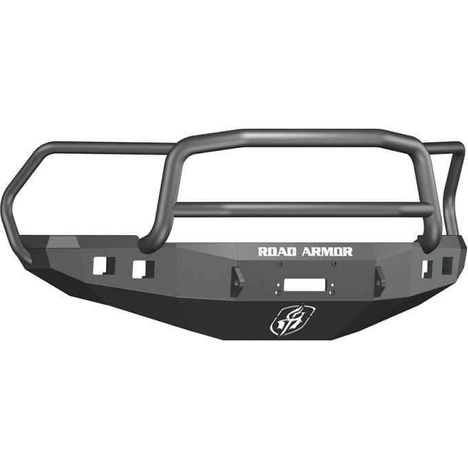 Road Armor 10-18 Ram 2500 Stealth Front Winch Bumper w/Lonestar Guard - Tex Blk Road Armor Bumpers - Steel