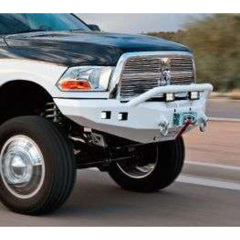 Road Armor 10-18 Ram 2500 Stealth Front Winch Bumper w/Pre-Runner Guard - Tex Blk Road Armor Bumpers - Steel