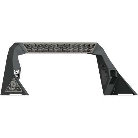 Road Armor 10-19 Dodge 1500 iDentity Headache Rack w/Bedrail Pods/40in Center Light Pod/Raw Road Armor Headache Racks