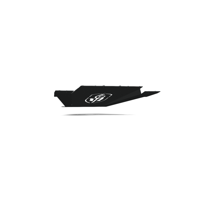 Road Armor 11-14 Chevy 2500 SPARTAN Front Bumper Bolt-On Skid Plate - Tex Blk Road Armor Bumpers - Steel