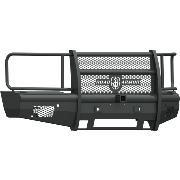 Road Armor 15-19 Chevy 2500 Vaquero Front Bumper Full Guard 2in Receiver - Tex Blk Road Armor Bumpers - Steel