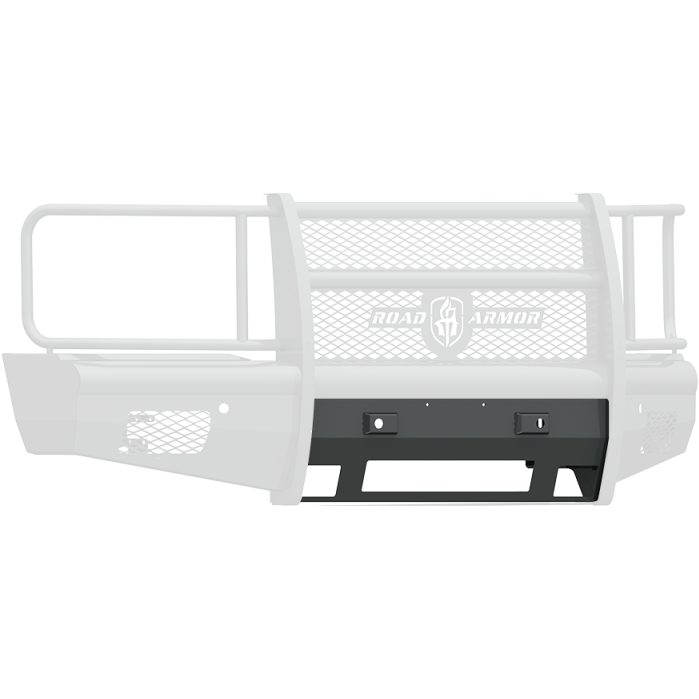 Road Armor 15-19 Chevy 2500 Vaquero Front Non-Winch Plate - Tex Blk Road Armor Bumpers - Steel