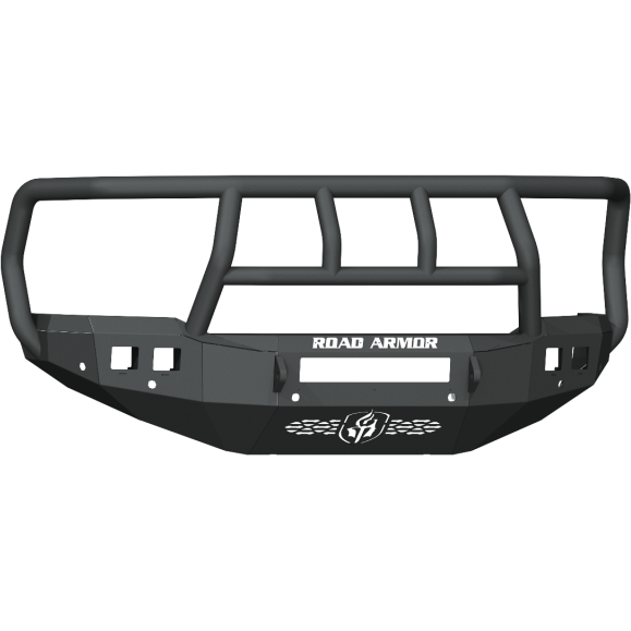 Road Armor 19-20 Ram 2500 Stealth Front Bumper w/Titan II Guard/6 Sensor Holes - Tex Blk Road Armor Bumpers - Steel