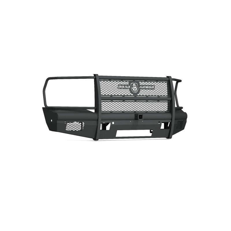 Road Armor 19-20 Ram 2500 Vaquero Front Bumper Full Guard 2in Receiver 6 Sensor - Tex Blk Road Armor Bumpers - Steel