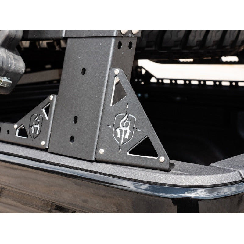 Road Armor Universal 5ft Bed TRECK Adj Bed Rack - Tex Blk (w/o Brackets) Road Armor Bed Racks