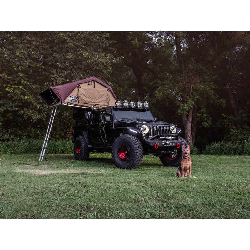 Road Armor Universal 5ft Bed TRECK Adj Bed Rack - Tex Blk (w/o Brackets) Road Armor Bed Racks