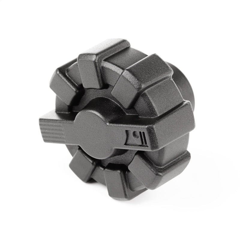 Rugged Ridge 01-19 Jeep Wrangler TJ/LJ/JK/JL Black Elite Aluminum Fuel Cap Rugged Ridge Fuel Caps