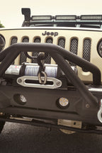Rugged Ridge 07-18 Jeep Wrangler JK 3.5in Round / 3in Cube LED Light Mount Brackets Rugged Ridge Light Bars & Cubes