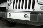 Rugged Ridge 07-18 Jeep Wrangler JK Black Fog Light Euro Guards Rugged Ridge Light Covers and Guards