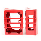 Rugged Ridge 07-18 Jeep Wrangler JK Red Elite Tail Light Guards Rugged Ridge Light Covers and Guards