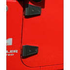 Rugged Ridge 07-18 Jeep Wrangler JK Textured Black Hinge Cover Set Rugged Ridge Hardware Kits - Other