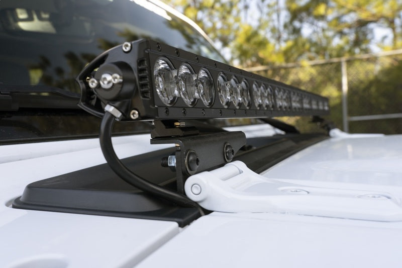 Rugged Ridge 18-20 Jeep Wrangler JL Cowl Light Bar Bracket Rugged Ridge Vents