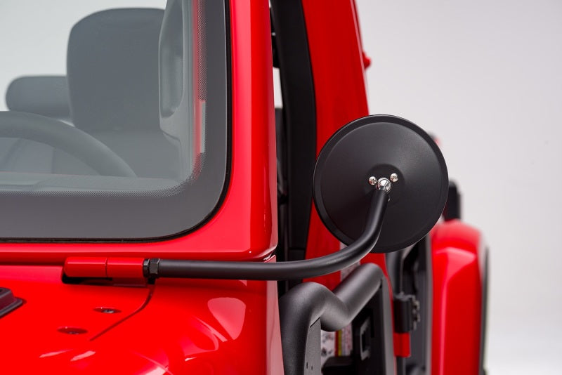 Rugged Ridge 18-20 Jeep Wrangler JL/JT (2dr + 4dr Excl. Rubicon 392) Round Trail Mirror Rugged Ridge Exterior Trim
