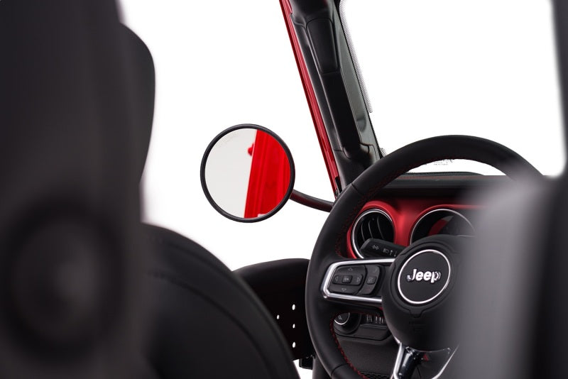 Rugged Ridge 18-20 Jeep Wrangler JL/JT (2dr + 4dr Excl. Rubicon 392) Round Trail Mirror Rugged Ridge Exterior Trim