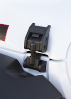 Rugged Ridge 2018-20 Jeep Wrangler JL / 2020 Jeep Gladiator Textured Black Hood Catches Rugged Ridge Brackets