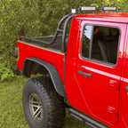 Rugged Ridge 21+ Jeep Gladiator (JT) Steel Tube Rear Fender Flare Kit - Black Rugged Ridge Fender Flares
