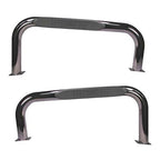Rugged Ridge 3-In Round Tube Steps SS 97-06TJ Rugged Ridge Side Steps