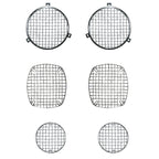 Rugged Ridge 72-86 Jeep CJ Stainless Steel Stone Guard Set Rugged Ridge Light Covers and Guards