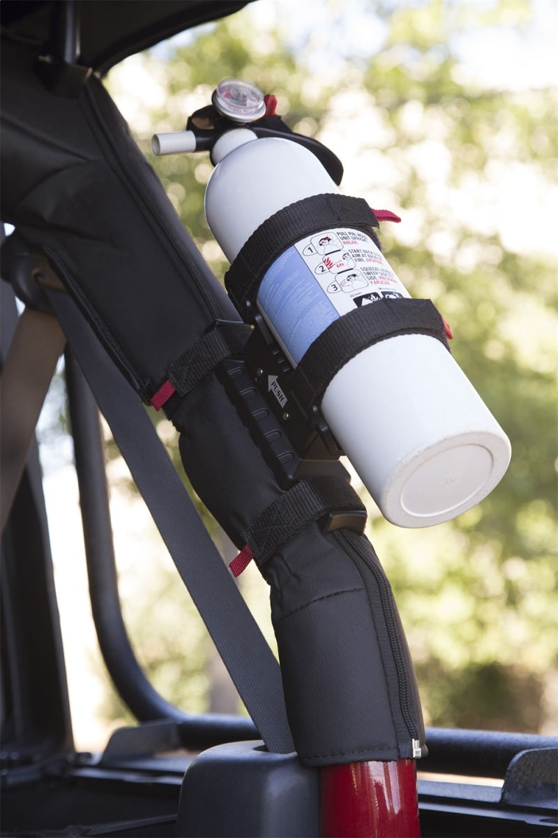 Rugged Ridge 76-20 Jeep Wrangler Elite Fire Extinguisher Holder Rugged Ridge Roll Cage Components