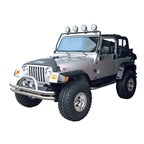Rugged Ridge 97-06 Jeep Wrangler TJ Black Full Frame Light Bar Rugged Ridge Light Bars & Cubes