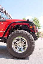 Rugged Ridge All Terrain Flat Fender Flare Kit 07-18 Jeep Wrangler Rugged Ridge Fender Flares