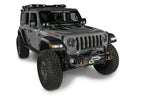 Rugged Ridge Arcus Front Bumper Tube Overrider Black 18-20 Jeep Wrangler JL Rugged Ridge Bumpers - Steel
